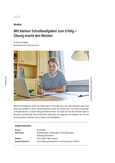 Mit kleinen Schreibaufgaben zum Erfolg
