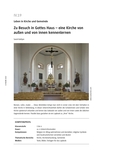 Eine Kirche von außen und von innen kennenlernen