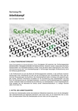 Rechtsbegriff: Arbeitskampf