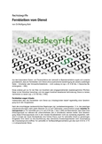 Rechtsbegriff: Fernbleiben vom Dienst