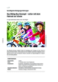 Sicher mit dem Fahrrad zur Schule