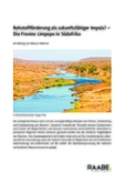 Rohstoffförderung als zukunftsfähiger Impuls in Südafrika?