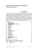20 Kreativtechniken für den Unterricht