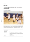 So vielseitig ist Zweifelderball 