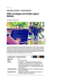 HTML: Grundlagen und Websiteerstellung