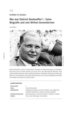 Wer war Dietrich Bonhoeffer?