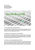 Rechtsbegriff: Ausschreibung