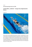 Caroline Wahl: „22 Bahnen“ 