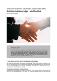 Gesetz über Teilzeitarbeit und befristete Arbeitsverträge (TzBfG)