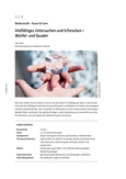 Vielfältiges Untersuchen und Erforschen 