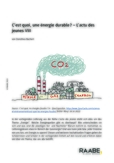 C’est quoi, l’énergie durable? 