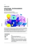 Grüne Energie mit der Zitronenbatterie