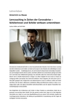 Lerncoaching in Zeiten der Coronakrise