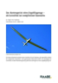 Das Kantengerüst eines Segelflugzeugs