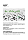 Rechtsbegriff: Ermessen