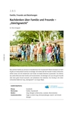 Nachdenken über Familie und Freunde 