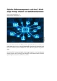 Digitales Selbstmanagement – Mit dem 3-Werkzeuge-Prinzip effizient und zielführend arbeiten