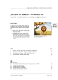 „Der Löwe und die Maus“ – eine Fabel für alle