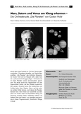 Die Orchestersuite „Die Planeten“ von Gustav Holst