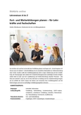 Fort- und Weiterbildungen planen