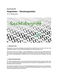 Rechtsbegriff: Vorgesetzter – Dienstvorgesetzter