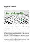 Rechtsbegriff: Bekanntgabe / Zustellung